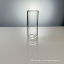 Borosilicate 3.3 Tube Shape Lamp Cover Glass Cylinders with G9 thread